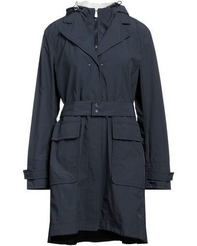 Eleventy Overcoat & Trench Coat - Blue