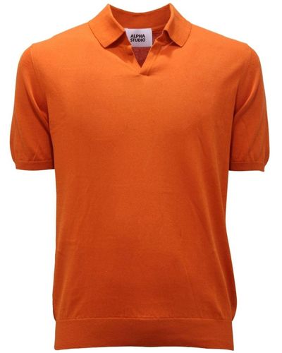 Alpha Studio Poloshirt - Orange