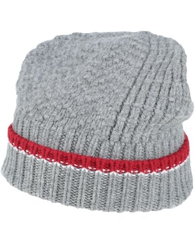 Thom Browne Hat Merino Wool - Grey