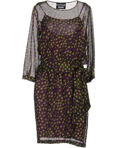 Boutique Moschino Short Dress - Purple