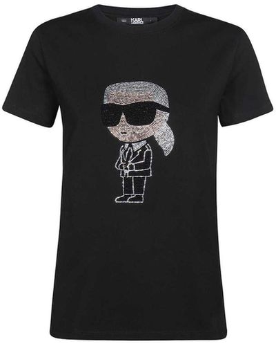 Karl Lagerfeld T-shirts - Schwarz