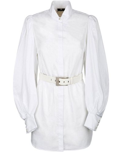 Elisabetta Franchi Mini-Kleid - Weiß