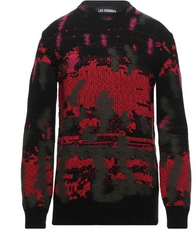Les Hommes Pullover - Rouge