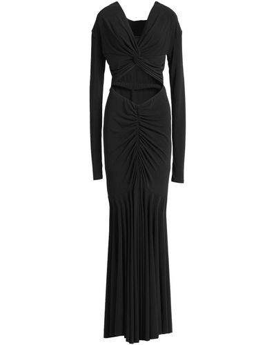 ANDAMANE Maxi Dress Polyester, Elastane - Black