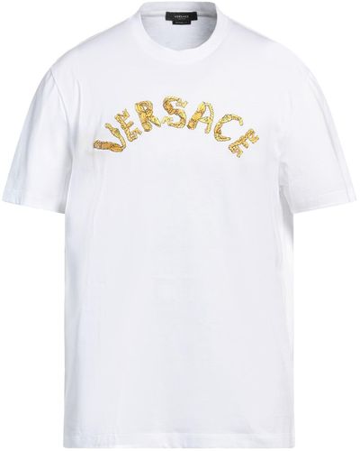 Versace T-Shirt Cotton, Viscose, Polyester - White