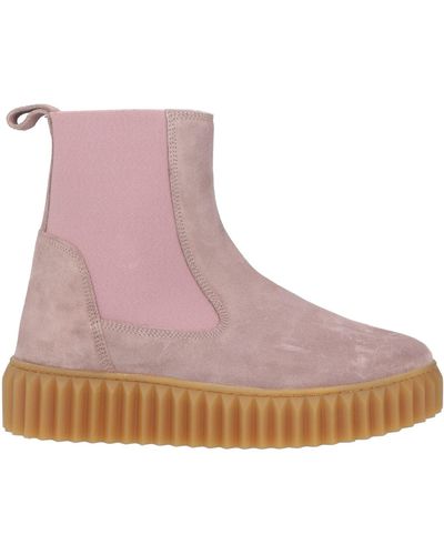 Voile Blanche Ankle Boots - Pink