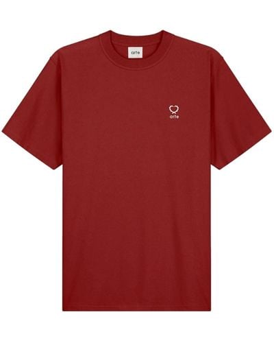 Arte' T-shirt - Rouge