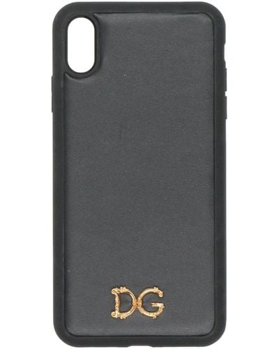 Dolce & Gabbana Covers & Cases Leather, Plastic - Gray