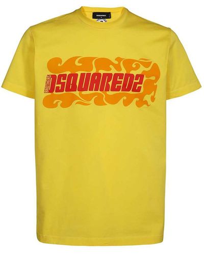 DSquared² Camiseta - Amarillo