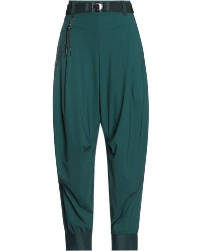 Green High Pants for Women | Lyst