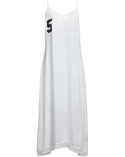 5preview Midi-Kleid - Weiß