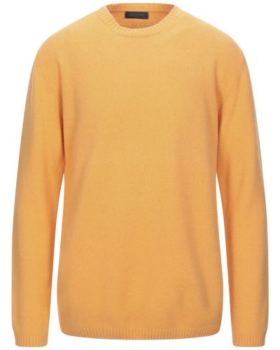 Daniele Fiesoli Apricot Sweater Geelong Wool - Orange