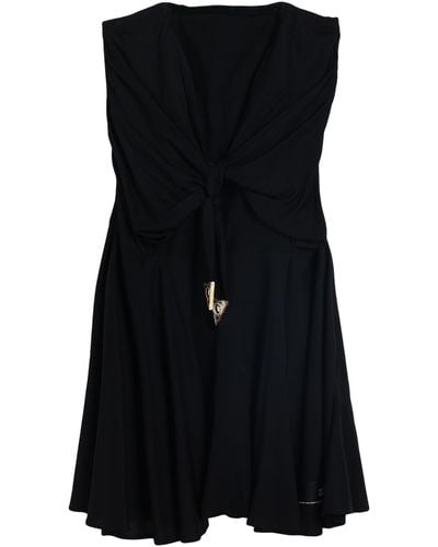 Versace Mini Dress Viscose - Black