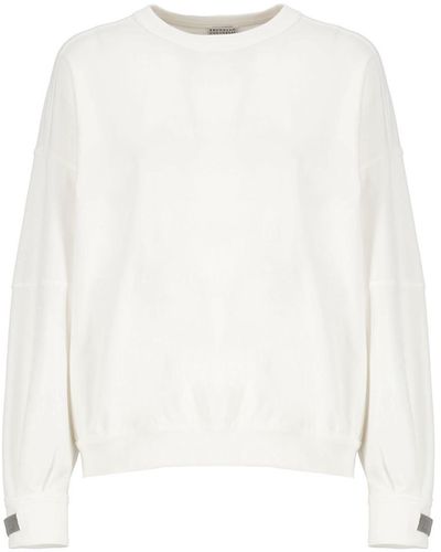 Brunello Cucinelli Sweatshirt - Weiß