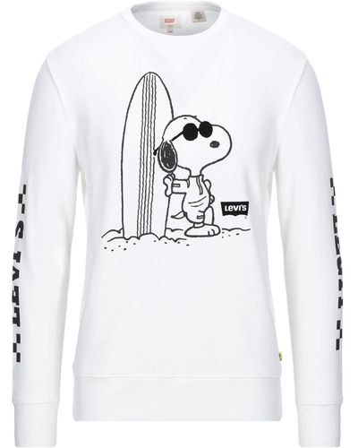 Levi's 'Surf Snoopy' Pullover - Weiß