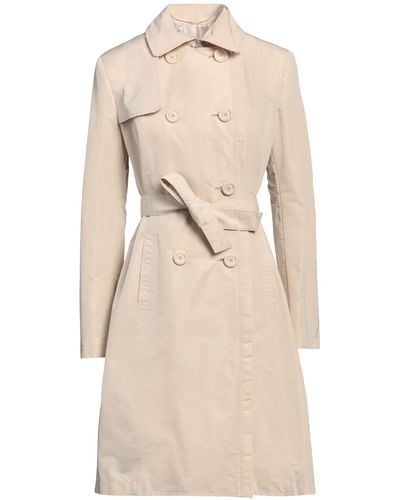 Byblos Overcoat & Trench Coat - Natural