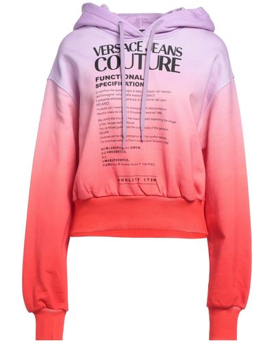 Versace Lilac Sweatshirt Cotton, Elastane - Pink