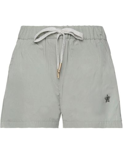 Lorena Antoniazzi logo-embroidery cotton track shorts - White