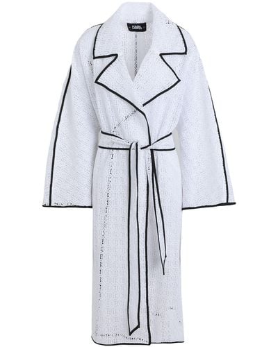 Karl Lagerfeld Overcoat & Trench Coat - Blue
