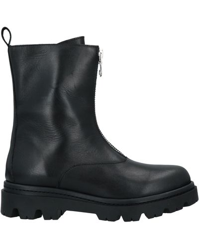 Lea-Gu Ankle Boots - Black