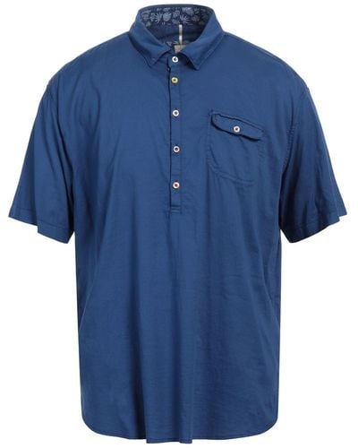 Panama Hemd - Blau