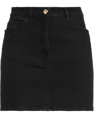 Gcds Denim Skirt - Black