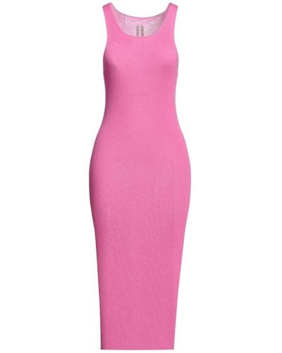 Rick Owens Midi Dress - Pink