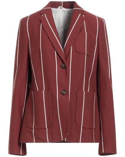 Brunello Cucinelli Suit Jacket - Red