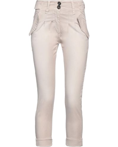 Relish Cropped Trousers - Natural