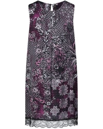 Manila Grace Mini Dress - Purple