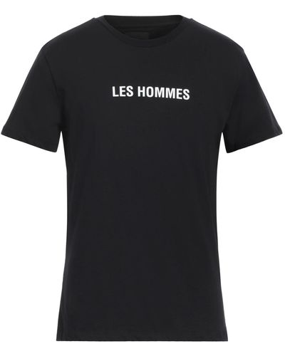 Les Hommes Camiseta - Negro