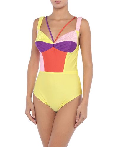 Fausto Puglisi One-piece Swimsuit - Yellow