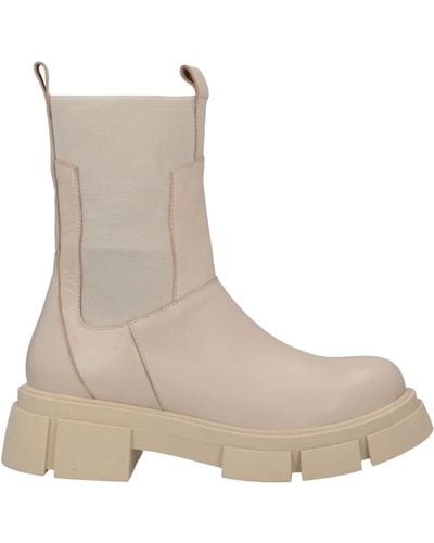 CafeNoir Ankle Boots - Natural