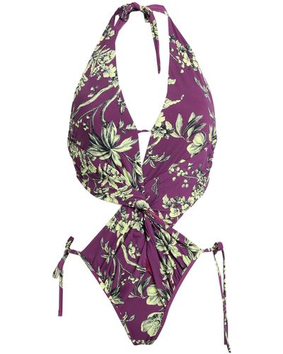 Miss Bikini One-piece Swimsuit - Purple