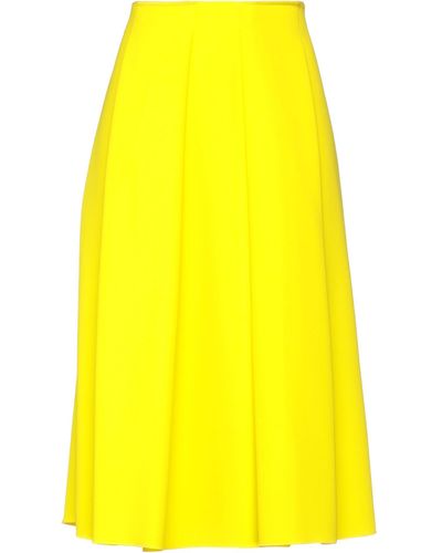 Tara Jarmon Midi Skirt - Yellow
