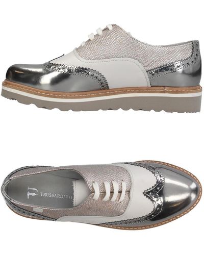 Trussardi Chaussures à lacets - Métallisé