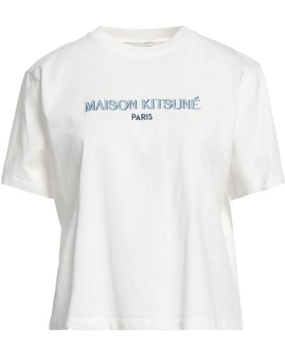 Maison Kitsuné Camiseta - Blanco