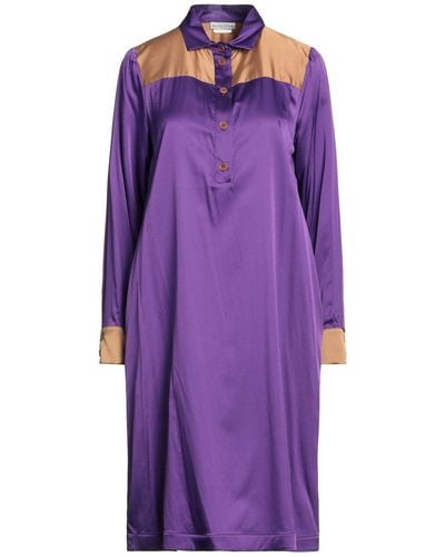 Ballantyne Midi Dress - Purple