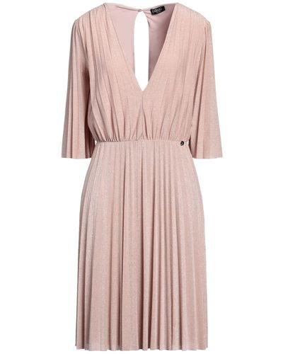 Liu Jo Mini Dress Viscose, Polyester, Polyamide, Elastane - Pink