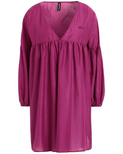 Karl Lagerfeld Beach Dress - Purple