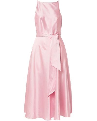 HARMUR Midi Dress - Pink