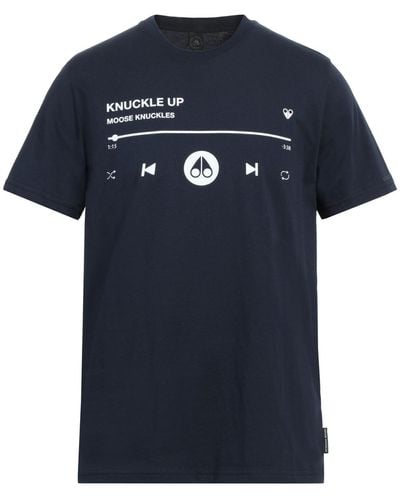 Moose Knuckles T-shirts - Blau