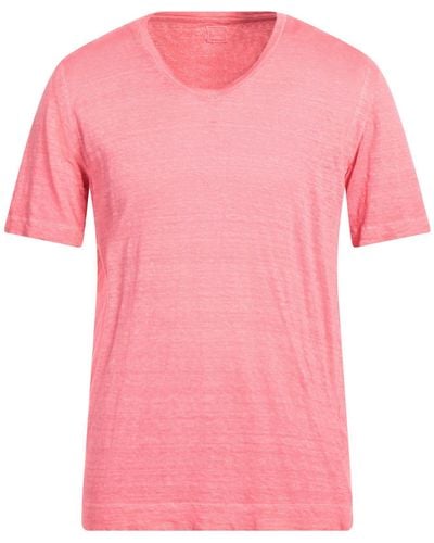 120% Lino Camiseta - Rosa