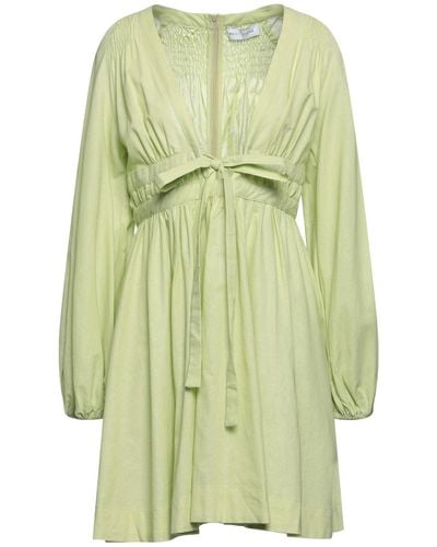 WEILI ZHENG Mini Dress - Green