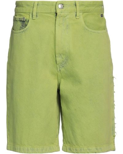Gcds Denim Shorts - Green