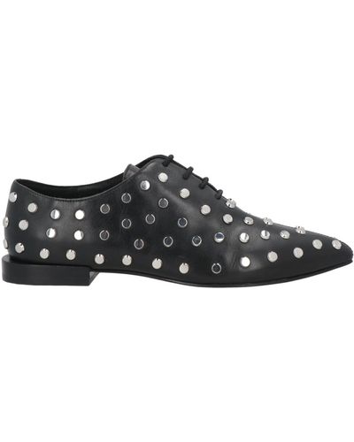 What For Lace-up Shoes - Black