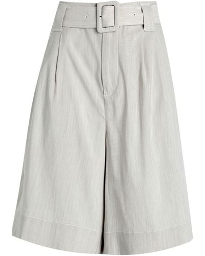 Ganni Shorts & Bermuda Shorts - Gray