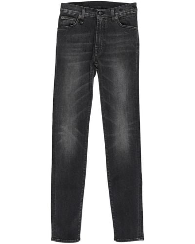 R13 Jeans Cotton, Elastomultiester, Elastane, Cowhide - Gray