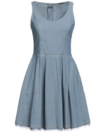 Jacob Coh?n Slate Mini Dress Cotton, Elastane - Blue