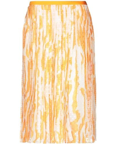 Jil Sander Midi Skirt - Orange
